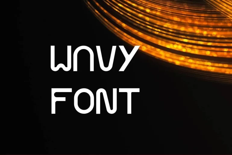 Wavy Font