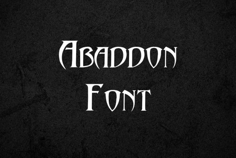 Abaddon Font