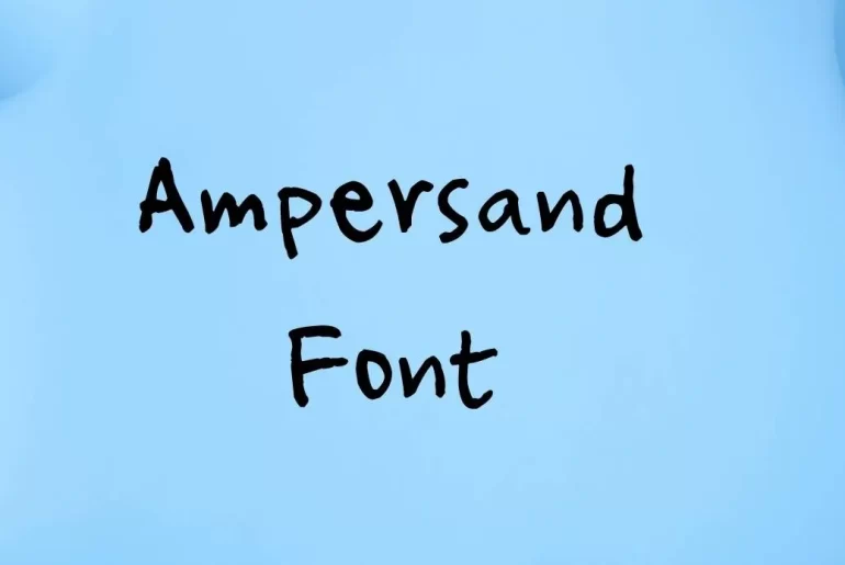 Ampersand Font