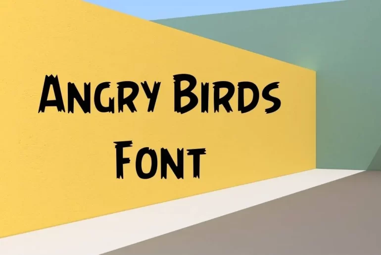 angry birds font free download photoshop