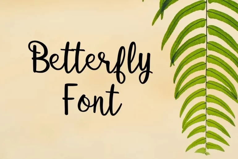 Betterfly Font