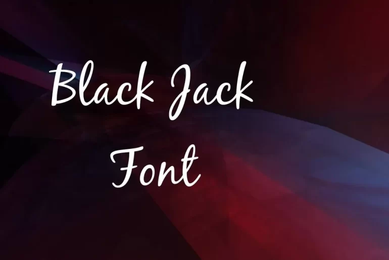 Black Jack Font