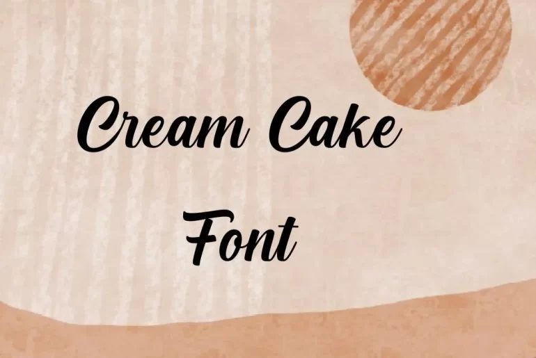 Cream Cake Font