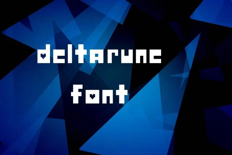 Deltarune Font