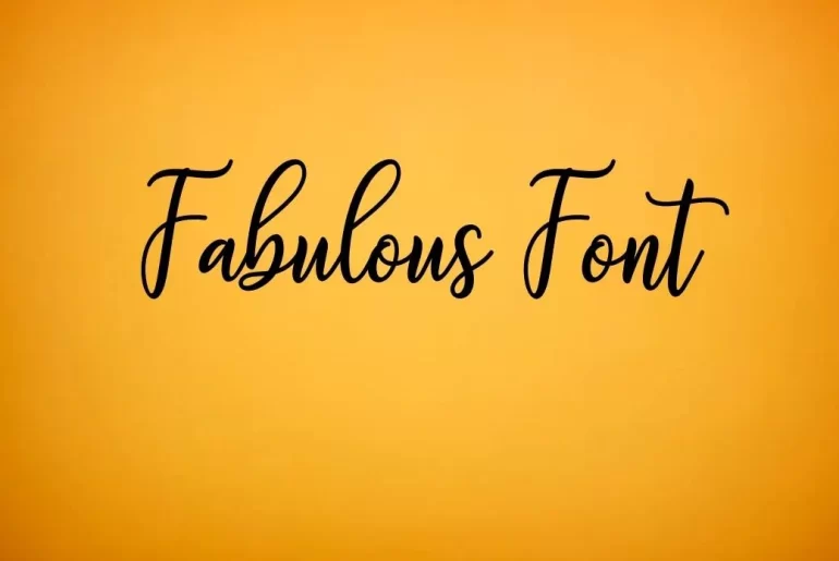 Fabulous Font