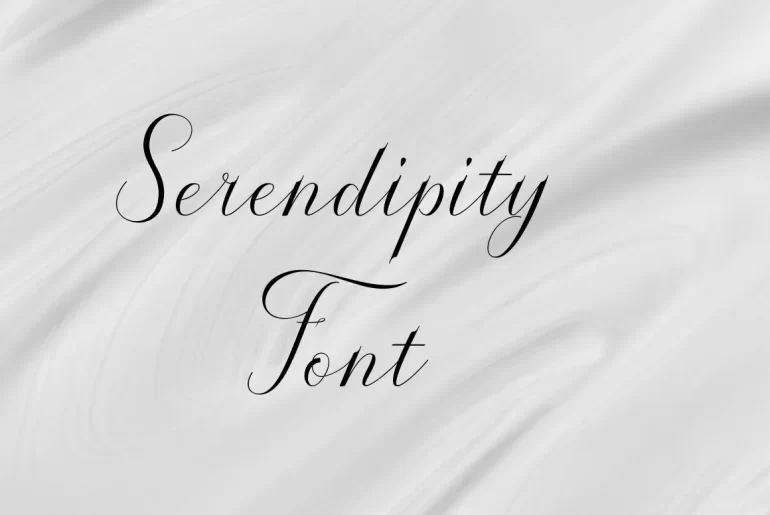 Serendipity Font