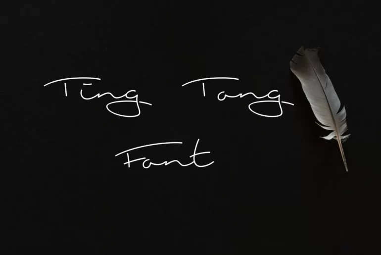 Ting Tong Font