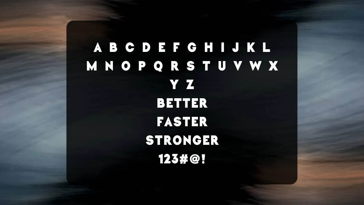 Unique Font View on Image Designs