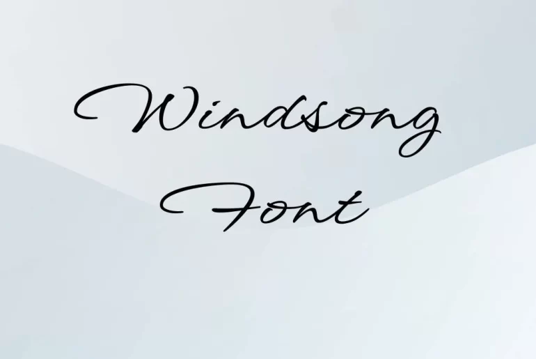 Windsong Font