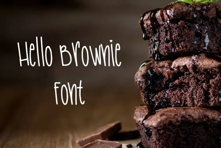 Hello Brownie Font