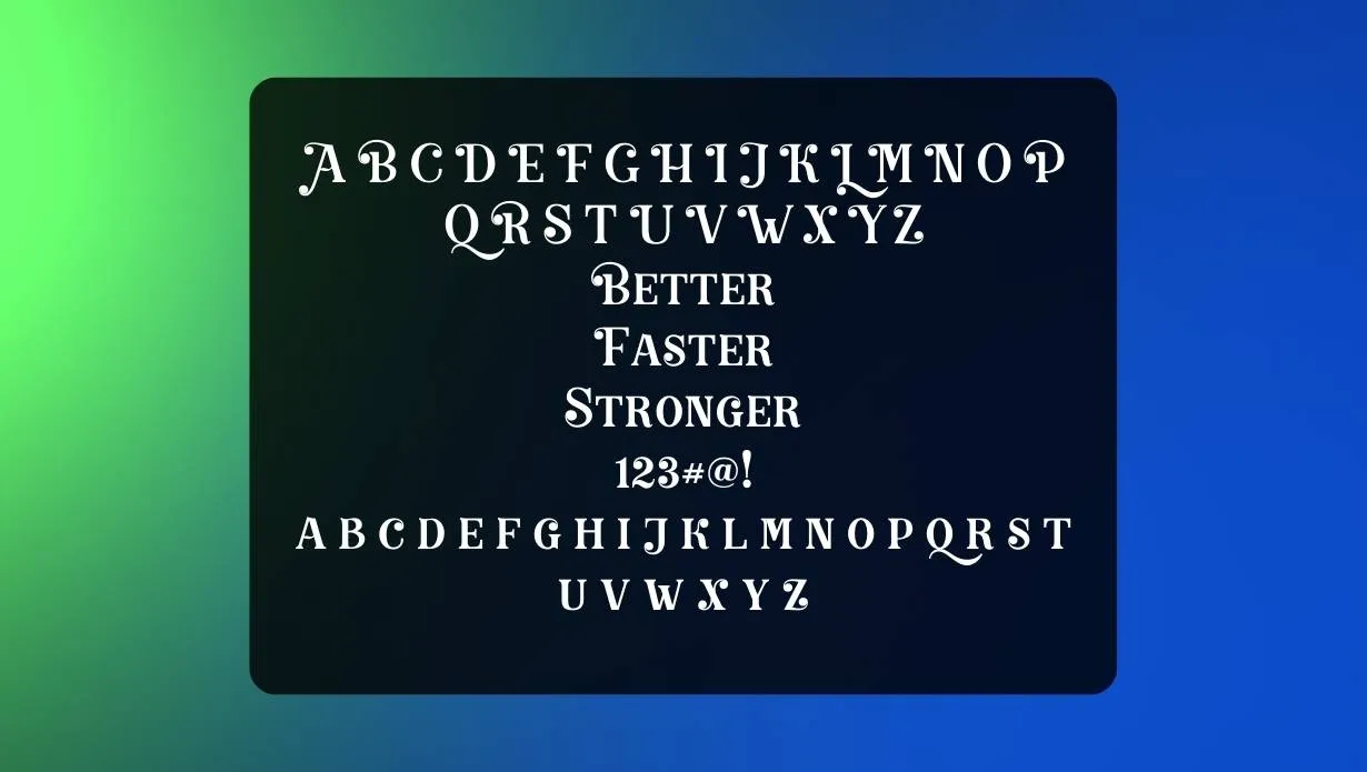 Biago Font View on Image Designs