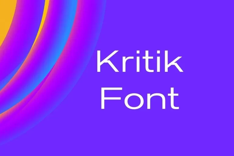 Kritik Font