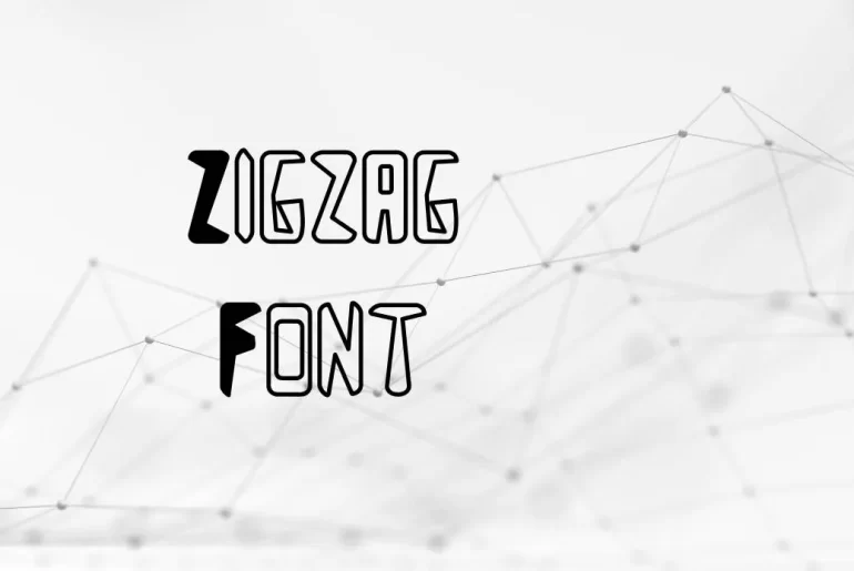 Zigzag Font