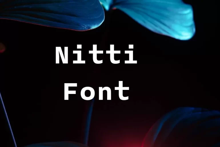 nitti font