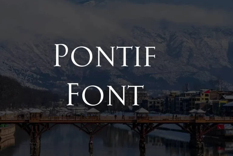 pontif font