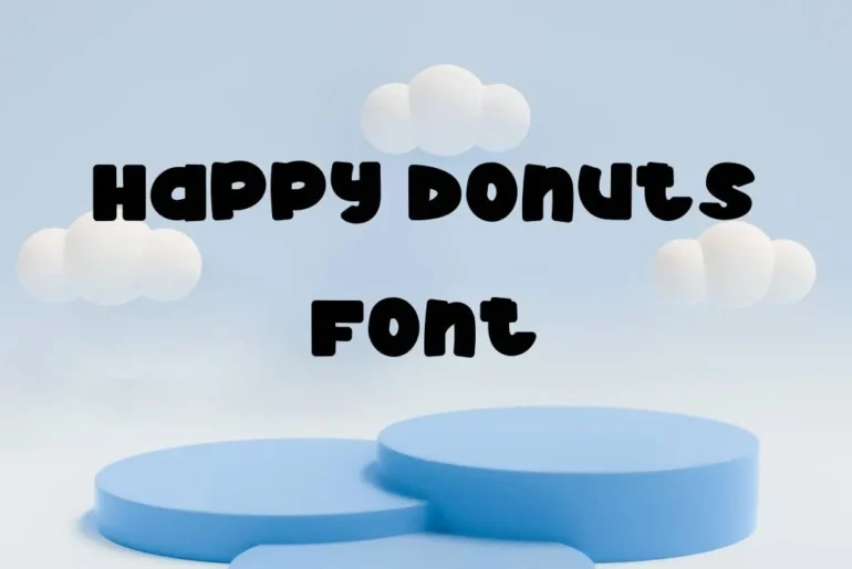 Happy Donuts Font