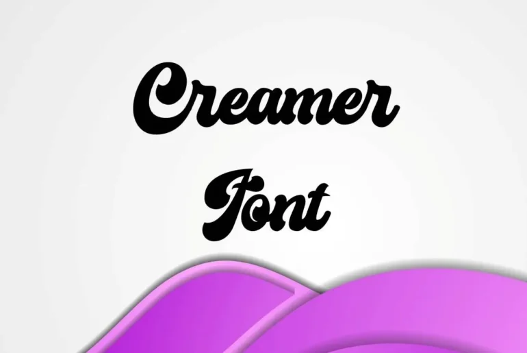 Creamer Font