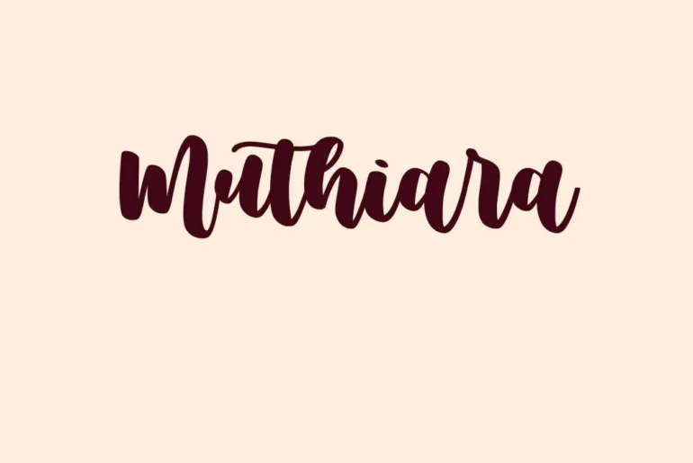 Muthiara Font