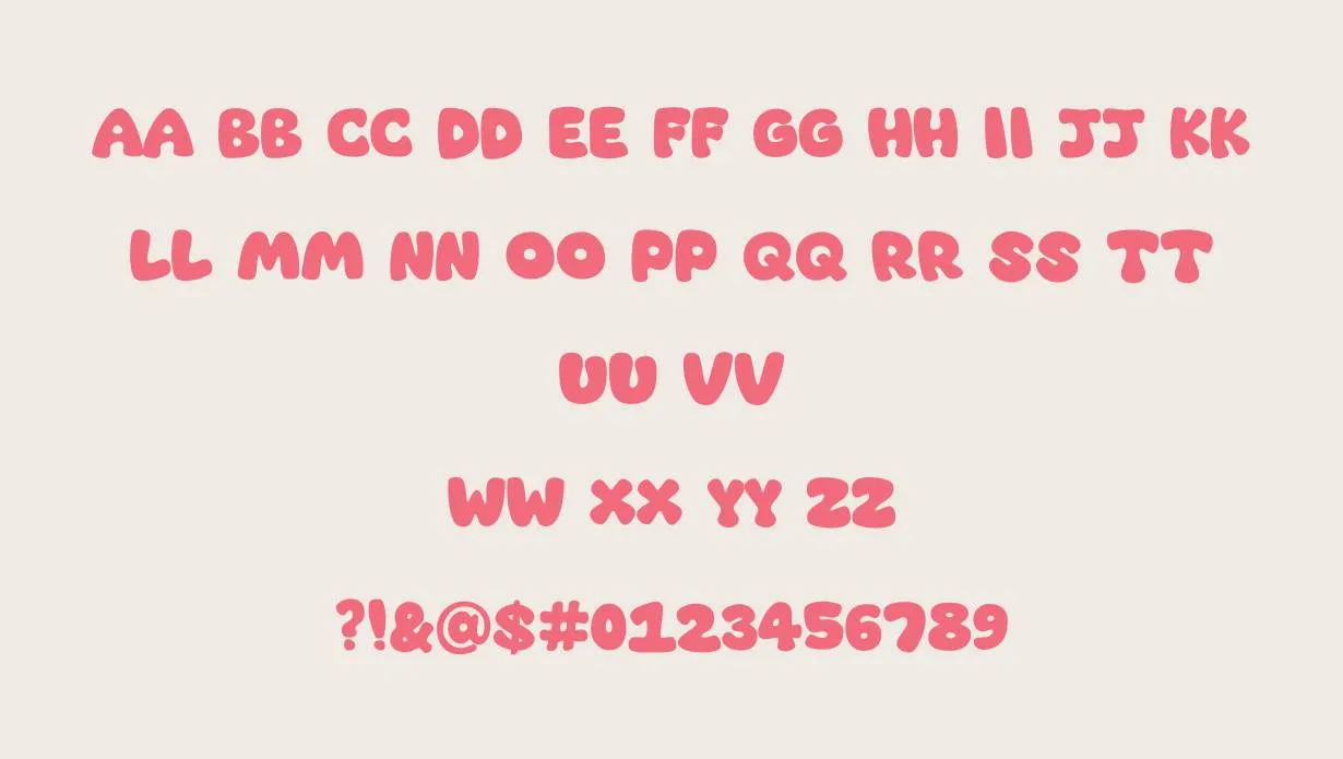 Super Bubble Font