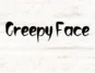 Creepy Face Font