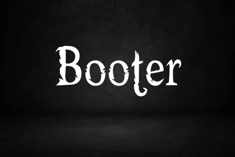 Booter font