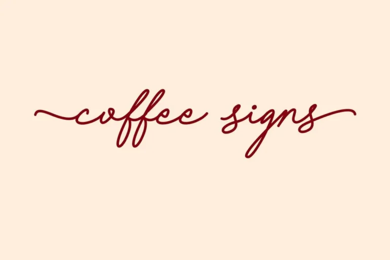 vCoffee Signs