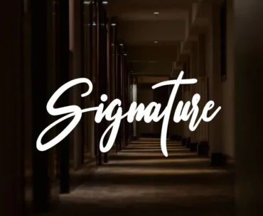 Signature Font